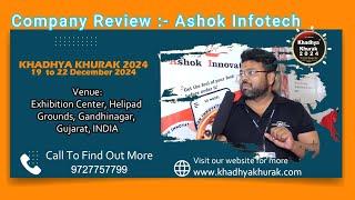 Ashok Infotech  - sharing their Reviews at Khadhya Khurak 2023 Exhibition