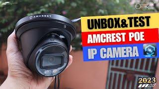 The Best PoE IP Camera in Amazon : Amcrest Security Camera 5MP  Testing Unboxing IP5M-T1277EB-AI