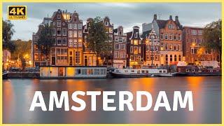 Visit Amsterdam city 4k drone ultra HD 2021 | best of Amsterdam places tourism travel walking tour