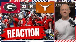 UGA Beats Texas - Josh Pate SEC Championship Reaction