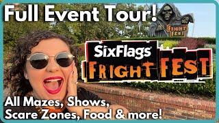 Fright Fest 2021 (Full Event Tour) All Mazes, Entertainment, Food & more | Six Flags Great Adventure
