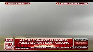 Possible Rain-Wrapped Tornado In Hawkinsville, GA