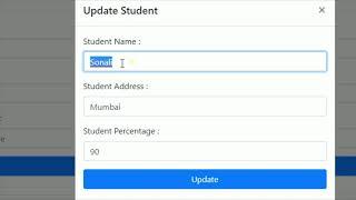 Part 8: Update select student record using angular form | CRUD Operation in Spring boot + Angular