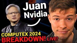 Nvidia at Computex 2024 LIVE Reaction and Breakdown!!