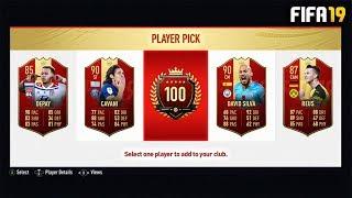 BEST TOP 100 RED PLAYER PICK PACKS! - FIFA 19 Top 100 FUT Champs Rewards