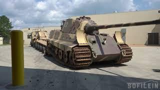 Moving the Tiger II "332" into its forever home at NACC Ft. Benning