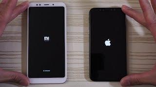 Xiaomi Redmi 5 Plus vs iPhone X - Speed Test! Budget vs Flagship!