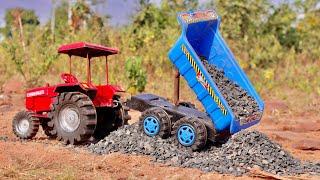 Material Shifting Fully Loaded Mahindra 575 Tractor  Trolly | Sonalika 60 | JCB Backhoe Loader |