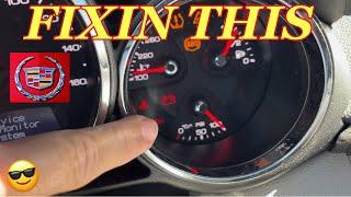 CADILLAC CTS Oil Pressure Gauge Not Working?   HOW TO Replace Oil Pressure SENSOR / SENDER / SWITCH