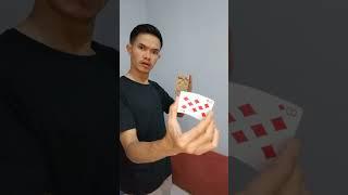 Oke Gass  Trik Sulap Kartu Mudah Terkeren  #youtubeshorts #shorts #trending #magic #tutorial