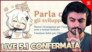 LIVE 5.1 ANNUNCIATA e cambiamenti per L'ABISSO! [Genshin Impact Ita]