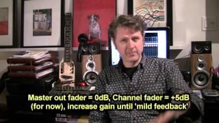 Equalizing a Live Sound System & Gain Structure Part 01 - on a Digital Mixer (Behringer X32)