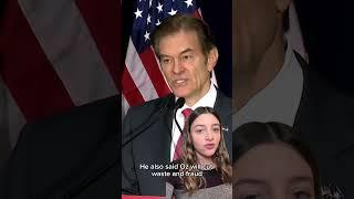 Trump nominates Dr. Oz to lead the Centers for Medicare and Medicaid Services