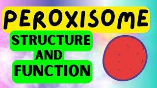 Peroxisomes - QUICK STRUCTURE AND FUNCTION EXPLAINED