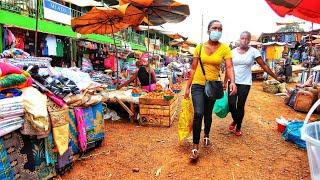 A Walk in NAKAWA MARKET Kampala Uganda Africa Walk Videos