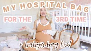 what's in my hospital bag for L&D as a 3rd time mom! twin delivery | Olivia Zapo