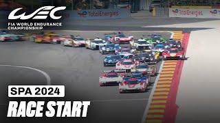 Race Start and First Minutes I 2024 TotalEnergies 6 Hours of Spa I FIA WEC