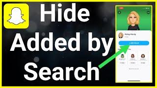 How To Add Someone On Snapchat Without Saying Added By Search