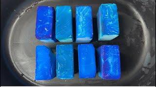 8 Blocks of dyed Gholibn Gym Chalk | Satisfying ASMR