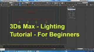 3Ds Max - Lighting Tutorial - For Beginners | 3ds max lighting tutorial  | 3ds max light pt 1