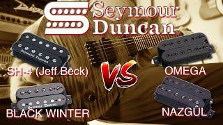 Seymour Duncan Bridge Pickups (Black Winter, Omega, Nazgul, JB SH-4) -  Tone Comparison