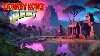 Donkey Kong Country Relaxing Music from Entire Series - Tropical Forest Night Sounds