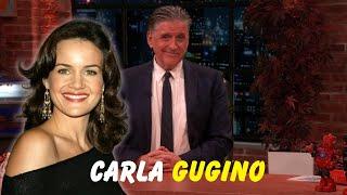 Beautiful Carla Gugino at Craig Ferguson Show