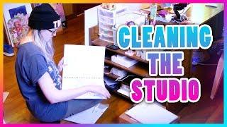 Shipping Supplies and Cleaning My Art Studio | FULL TIME ARTIST VLOG | EP 3