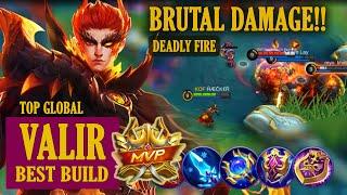 INSANE DAMAGE! VALIR BEST BUILD 2022 | TOP 1 GLOBAL VALIR BUILD | MOBILE LEGENDS