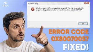  [Fixed!]Failed To Format the Selected Partition Error Code 0x80070057