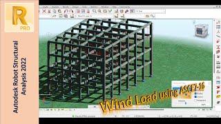 Wind Loads according to ASCE7-16 using Autodesk Robot