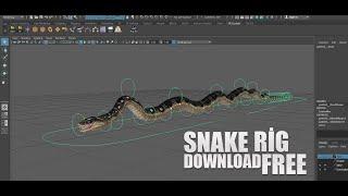 Snake Rig For Maya (Free)