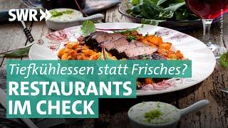 Essen im Restaurant: Versteckte Fertigprodukte? | Marktcheck SWR