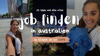 Work & Travel Job finden in Australien: Suche, Bewerbung, Ablauf - sofort garantiert Arbeit! 