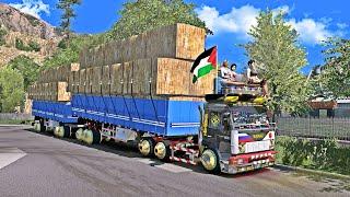 Overloaded Trailer - the most dangerous road | Euro Truck Simulator 2