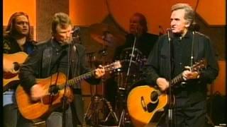 Johnny Cash and Kris Kristofferson - Big River (live 1993)