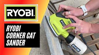 Ryobi Corner Cat Sander Corded- Unboxing, Setup, Review