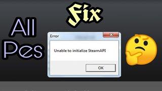 unable to initialize steam api pes 2017