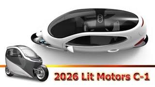 Lit Motors re-opens bookings for its C-1 autonomous-balancing electric vehicle with a $32000