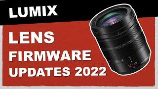 How to update your Lumix Lens Firmware in 2022