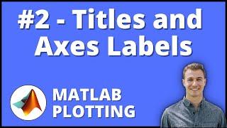 2022 How to Add Titles and Axes Labels to a Plot and Graph in MATLAB | MATLAB Plotting Series