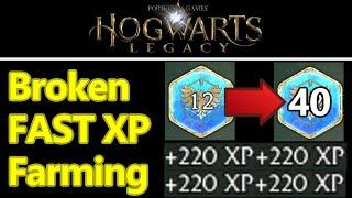 Hogwarts Legacy xp farm, EASY XP, fastest leveling exploit, get max level FAST