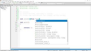 C Programming Example: Implementing strlen function | strlen() Function in C