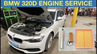 Engine service procedure BMW 320d F31 (Oil, Air, Fuel & Cabin filters)