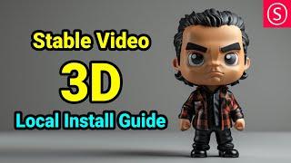  Stable Video 3D - Local Install Guide  SV3D