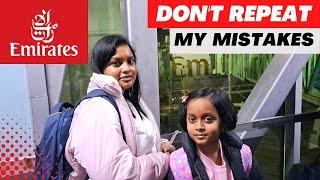 INDIA To USA in Emirates | DON'T REPEAT My MISTAKES!