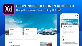 Responsive Web Design in Adobe Xd | Responsive Resize Feature | Design Weekly