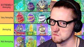 Garden Warfare 2 Annoying Characters Tier List