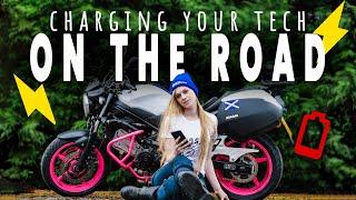 How to keep tech charged when motorcycle touring