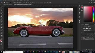 Horizontal Type Mask Tool - Adobe Photoshop CC 2019